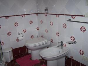 Phòng tắm tại Appartamentino Panoramico