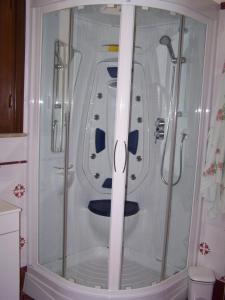 Phòng tắm tại Appartamentino Panoramico