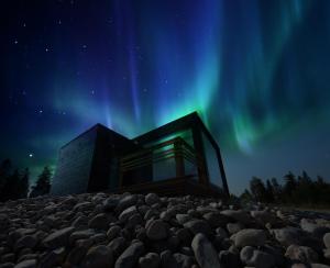 Fotografie z fotogalerie ubytování Ukkohalla Sky Cabin Glass Suite v destinaci Hyrynsalmi