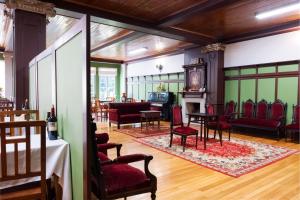 Χώρος καθιστικού στο Balneario Hotel Dávila