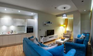 Kuchyň nebo kuchyňský kout v ubytování Armoni Residence Istanbul