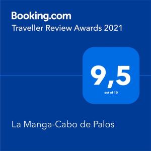 パロス岬にあるLa Manga-Cabo de Palosの旅行報酬数の携帯電話のスクリーンショット