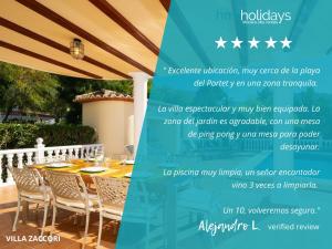 Fotografia z galérie ubytovania Villa Zacorri - HMR Holidays Moraira v destinácii Teulada