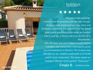Bazén v ubytovaní Villa Zacorri - HMR Holidays Moraira alebo v jeho blízkosti