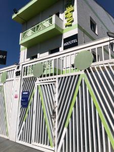 Balkón nebo terasa v ubytování Anhembi Hostel