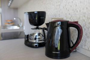 Coffee and tea making facilities at Stelia Luxury apartments