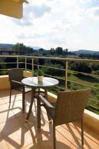 A balcony or terrace at Stelia Luxury apartments