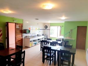 Kuchyň nebo kuchyňský kout v ubytování Matices Hostel Terminal