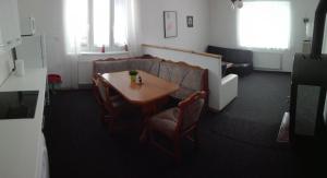 Posezení v ubytování Apartmán Saxán Smržovka
