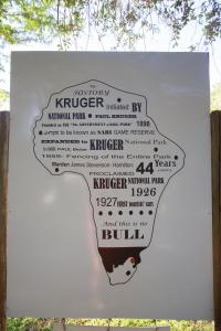 a sign for the kiriger national park at Doringpoort Lodge in Marloth Park