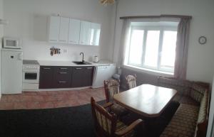 Kuchyň nebo kuchyňský kout v ubytování Apartmán Saxán Smržovka