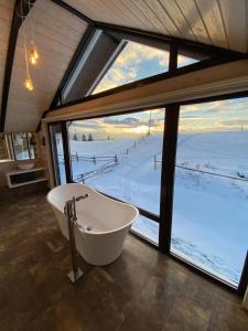 A bathroom at Magura Resort