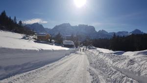 Ferienwohnung Bernsteiner during the winter