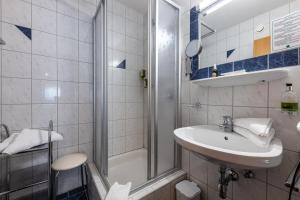 Koupelna v ubytování Hotel Gletscherblick