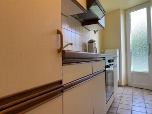 Kuchyň nebo kuchyňský kout v ubytování Haus-Sonnenwinkel-Bungalow-12