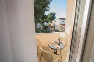 Balkón alebo terasa v ubytovaní Apartmani Rišpet
