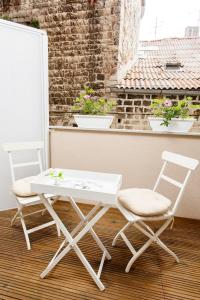 Balkón nebo terasa v ubytování Prior Suites Split