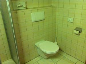 Koupelna v ubytování Hotel Garni Pfandl