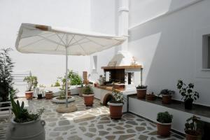 Patio nebo venkovní prostory v ubytování Ostria Studios