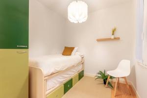 Katil atau katil-katil dalam bilik di FANTÁSTICA UBICACIÓN Guggenheim - Parking gratis
