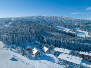 Ski Chalet Klínovec v zime