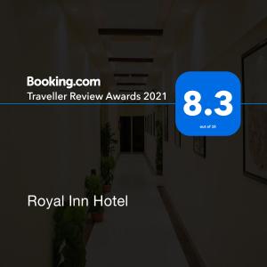Certyfikat, podpis lub inny dokument wystawiony w obiekcie Royal Inn Hotel