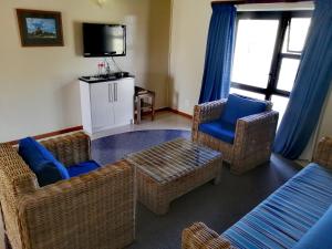 TV a/nebo společenská místnost v ubytování Alte Brucke Holiday Resort