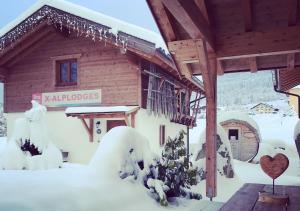 Feriendorf X-Alp Lodges Ötztal durante l'inverno