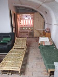 Posezení v ubytování Berkenye-lak