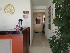 Kuchyň nebo kuchyňský kout v ubytování Hotel Suyusama