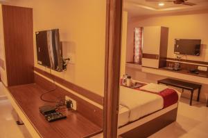 TV a/nebo společenská místnost v ubytování Hotel Mountview Comforts