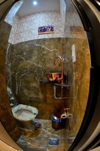 Koupelna v ubytování Apartamento Quarto e sala luxo COPACABANA O MUST'