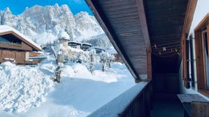 Attico Vista Tofane during the winter