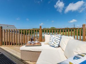 Balkón nebo terasa v ubytování Bear Cottage