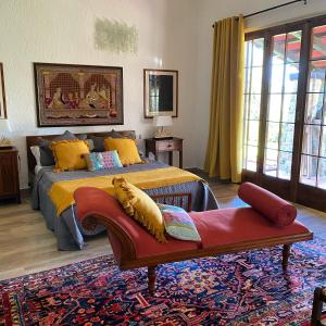 Postel nebo postele na pokoji v ubytování Villa Porta a Colle