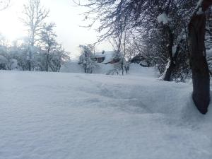 Greuth Hutte v zimě