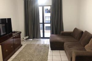 Zona de estar de Apartamento Quadra Mar Itapema