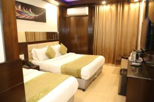 Cama o camas de una habitación en Hotel Shelton