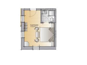 Půdorys ubytování Gästehaus Siegllehen