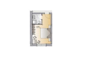 Půdorys ubytování Gästehaus Siegllehen