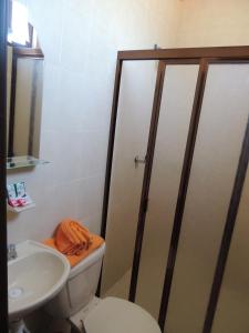 Et badeværelse på Hotel Posada San Jorge