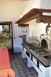 Dapur atau dapur kecil di Il Carmine Charme & Terrace with AC
