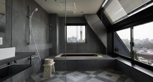 Baðherbergi á Asakusa Kokono Club Hotel