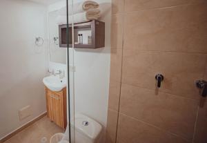 Vannituba majutusasutuses Hotel Metropolis Plaza Cali
