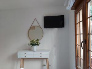 TV a/nebo společenská místnost v ubytování Nuevo-Casco Histórico-Parking gratuito.