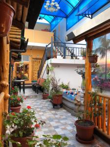 Balkón nebo terasa v ubytování HOTEL El INDIO
