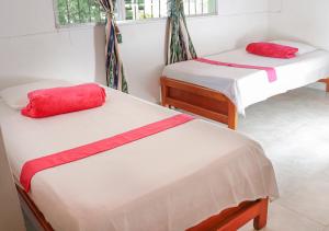 Postel nebo postele na pokoji v ubytování Hotel La Casona - San Luis