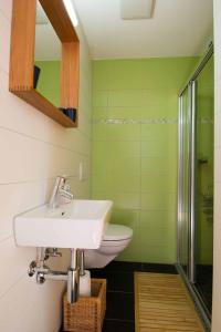 Koupelna v ubytování Ferienwohnung Gartenweg