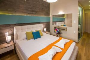 Postel nebo postele na pokoji v ubytování FAMILY luxury apartment