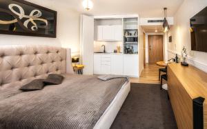 Kuchyňa alebo kuchynka v ubytovaní Apartament SEASIDE parking w cenie